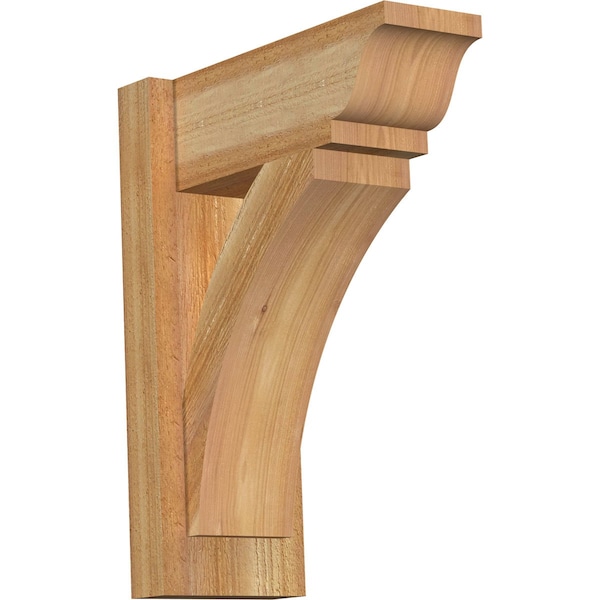 Ekena Millwork Thorton Traditional Rough Sawn Outlooker, Western Red Cedar, 6"W x 14"D x 18"H OUT06X14X18THR01RWR - main